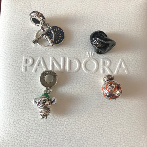 PANDORA Star Wars, BB-8, Black & Orange Charm - Picture 2 of 2